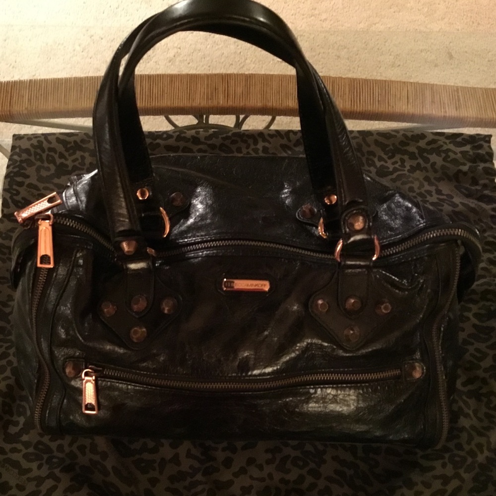 Rebecca Minkoff Large black leather satchel - mint condition ❤️ - Picture 2 of 10